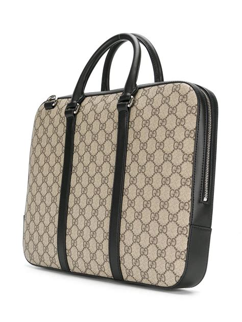 gucci laptop bags price|Gucci jumbo leather laptop bag.